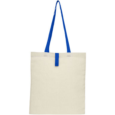 Еко-сумка складана Nevada, колір натуральний, яскраво-синій - 12049201- Фото №2