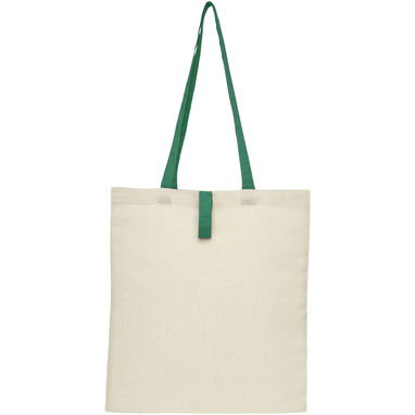 Еко-сумка складана Nevada, колір натуральний, зелений - 12049214- Фото №2