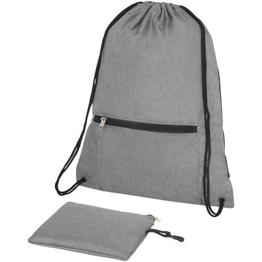 Рюкзак складаний на шнурках Hoss, колір вересковий,  середньо-сірий - 12050106- Фото №4
