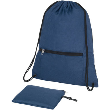 Рюкзак складной на шнурках Hoss, цвет вересковый, цвета морской волны - 12050111- Фото №4