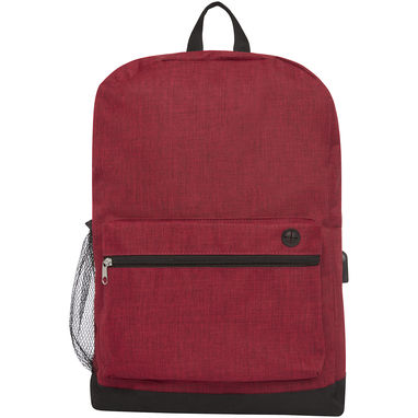 Бизнес-рюкзак для ноутбука Hoss, цвет вересковый, темный красний - 12051102- Фото №2