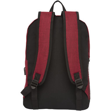 Бізнес-рюкзак для ноутбука Hoss, колір вересковий,  темний червоний - 12051102- Фото №3