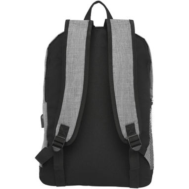 Бизнес-рюкзак для ноутбука Hoss, цвет вересковый, средне-серый - 12051106- Фото №3
