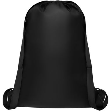 Рюкзак на шнурках cітчастий Nadi, колір суцільний чорний - 12051600- Фото №3