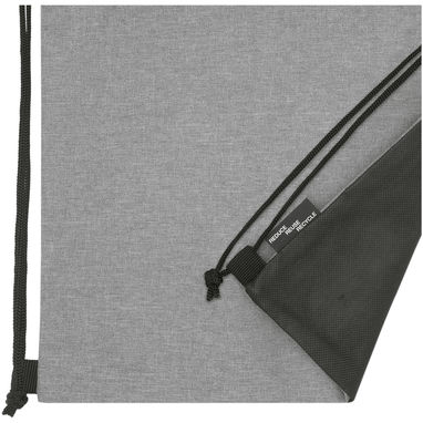 Рюкзак на шнурках Ross, колір вересковий,  середньо-сірий - 12051806- Фото №5