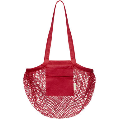 Эко-сумка GOTS Pune, цвет красный - 12051921- Фото №2