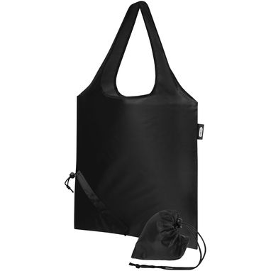 Эко-сумка складная Sabia , цвет сплошной черный - 12054190- Фото №1