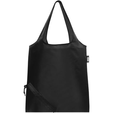 Еко-сумка складана Sabia, колір суцільний чорний - 12054190- Фото №2