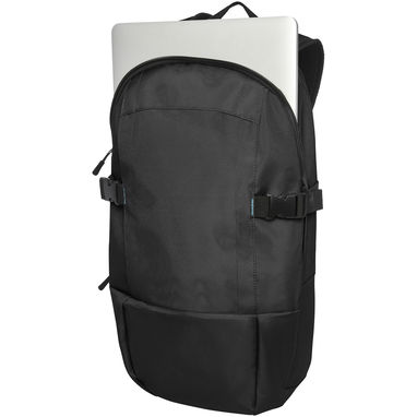 Рюкзак для ноутбука Baikal, колір суцільний чорний - 12054290- Фото №4