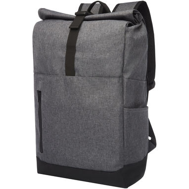 Рюкзак складаний для ноутбука Hoss, колір сірий яскравий, суцільний чорний - 12054880- Фото №1