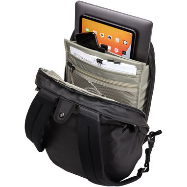 Рюкзак Tact для ноутбука, колір суцільний чорний - 12060290- Фото №4