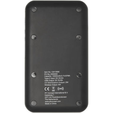 УФ-стерилізатор для смартфона Nucleus, колір суцільний чорний - 12413590- Фото №4