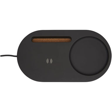 Зарядное устройство беспроводное-подставка Klip , цвет сплошной черный - 12414290- Фото №3
