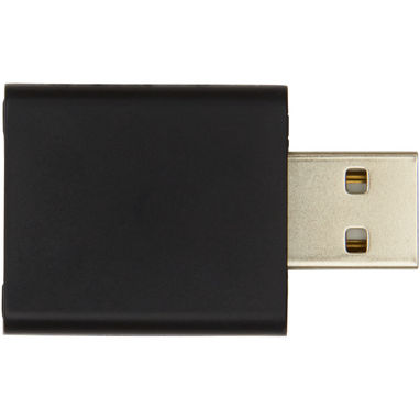 Блокіратор даних USB Incognito, колір суцільний чорний - 12417890- Фото №2