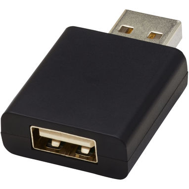 Блокиратор данных USB Incognito, цвет сплошной черный - 12417890- Фото №4