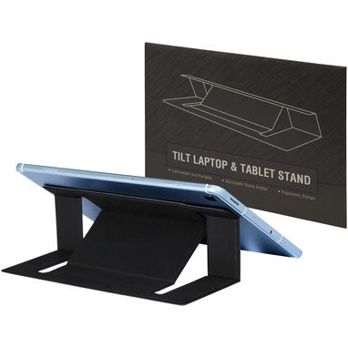 Підставка для ноутбука і планшета Tilt, колір суцільний чорний - 12417990- Фото №5