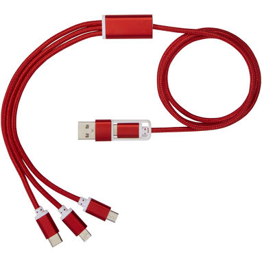 Зарядний кабель, колір червоний - 12418021- Фото №2
