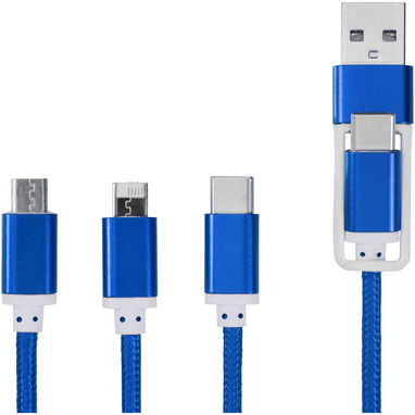 Зарядний кабель, колір яскраво-синій - 12418053- Фото №4
