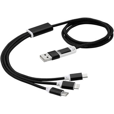Зарядный кабель , цвет сплошной черный - 12418090- Фото №1