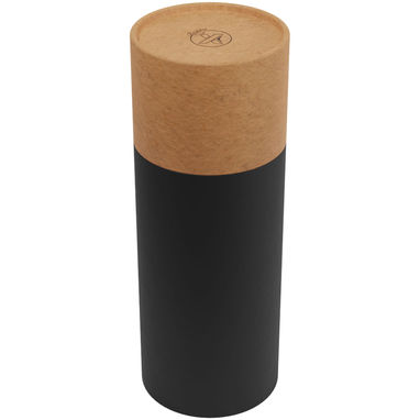 Пляшка бамбукова розумна SCX.design D11, колір суцільний чорний, дерево - 1PX05690- Фото №2