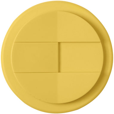 Кружка Americano Eco, колір жовтий, суцільний чорний - 21042511- Фото №3