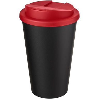 Кружка Americano Eco, колір червоний, суцільний чорний - 21042521- Фото №1