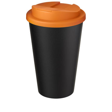 Кружка Americano Eco , цвет оранжевый, сплошной черный - 21042531- Фото №1