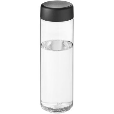 Пляшка для води H2O Vibe, колір прозорий, суцільний чорний - 21043000- Фото №1