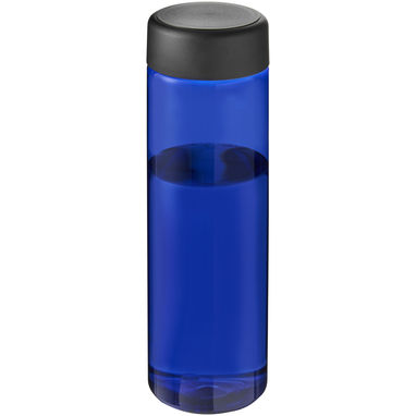 Пляшка для води H2O Vibe, колір синій, суцільний чорний - 21043014- Фото №1