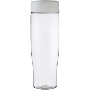 Пляшка для води H2O Tempo, колір прозорий, білий - 21043203- Фото №2