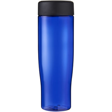 Пляшка для води H2O Tempo, колір синій, суцільний чорний - 21043208- Фото №2