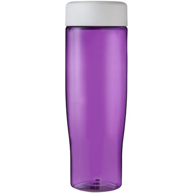 Пляшка для води H2O Tempo, колір пурпурний, білий - 21043213- Фото №2