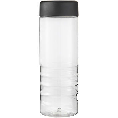 Пляшка для водиH2O Treble, колір прозорий, суцільний чорний - 21043400- Фото №2