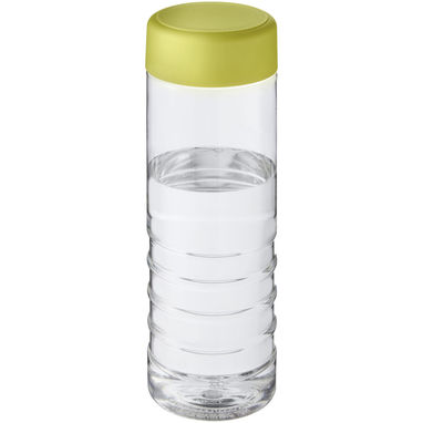 Пляшка для водиH2O Treble, колір прозорий, лайм - 21043405- Фото №1