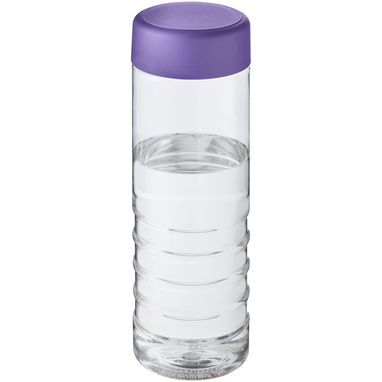 Пляшка для водиH2O Treble, колір прозорий, пурпурний - 21043406- Фото №1