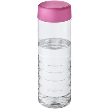 Пляшка для водиH2O Treble, колір прозорий, рожевий - 21043407- Фото №1