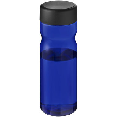 Пляшка для води H2O Eco Base, колір синій, суцільний чорний - 21043504- Фото №1