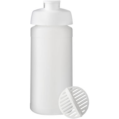 Пляшка спортивна-шейкер Baseline Plus, колір білий, матовий clear - 21070201- Фото №2