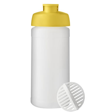 Пляшка спортивна-шейкер Baseline Plus, колір жовтий, матовий clear - 21070211- Фото №2