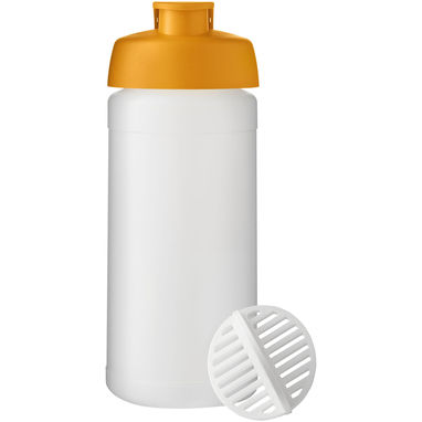 Пляшка спортивна-шейкер Baseline Plus, колір помаранчевий, матовий clear - 21070231- Фото №2