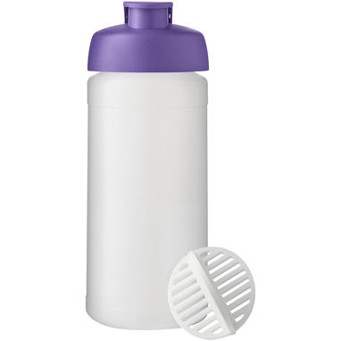 Пляшка спортивна-шейкер Baseline Plus, колір пурпурний, матовий clear - 21070237- Фото №2