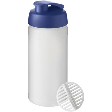 Пляшка спортивна-шейкер Baseline Plus, колір cиній, матовий прозорий - 21070252- Фото №1