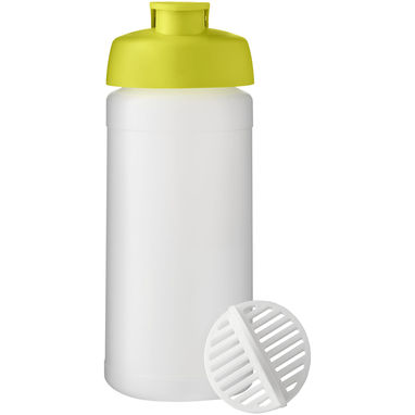 Пляшка спортивна-шейкер Baseline Plus, колір лайм, матовий clear - 21070263- Фото №2