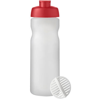 Пляшка спортивна-шейкер Baseline Plus, колір червоний, матовий clear - 21070321- Фото №2
