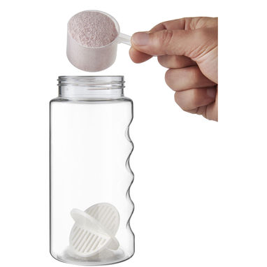 Пляшка-шейкер H2O Active Bop, колір білий, прозорий - 21070401- Фото №3