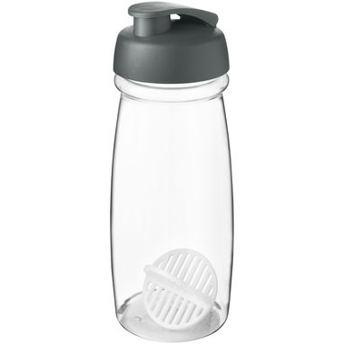 Пляшка-шейкер H2O Active Pulse, колір сірий, прозорий - 21070582- Фото №1