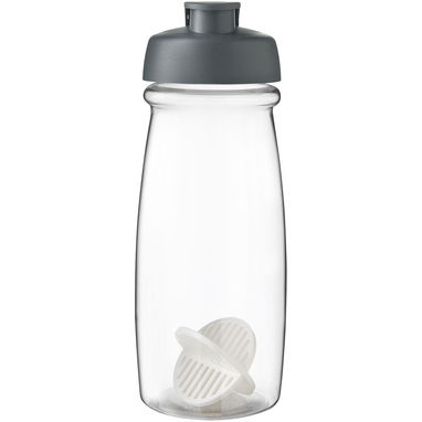Пляшка-шейкер H2O Active Pulse, колір сірий, прозорий - 21070582- Фото №2