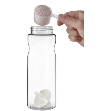 Бутылка-шейкер H2O Active Base, цвет белый, прозрачный - 21070601- Фото №3