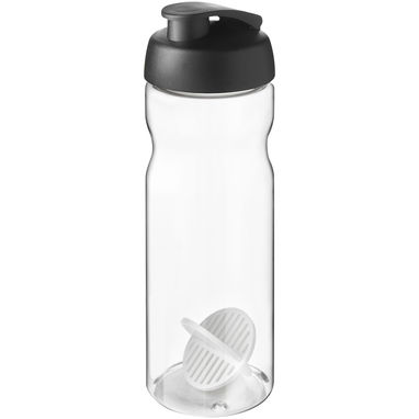 Пляшка-шейкер H2O Active Base, колір суцільний чорний, прозорий - 21070690- Фото №1