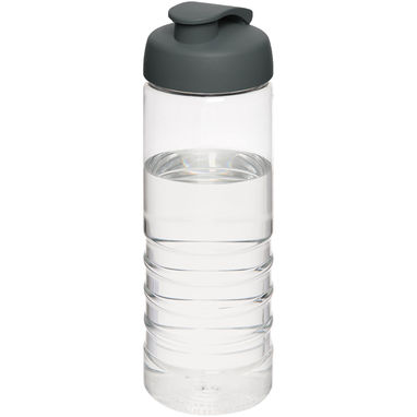 Бутылка спортивная H2O Treble , цвет прозрачный, серый - 21087912- Фото №1